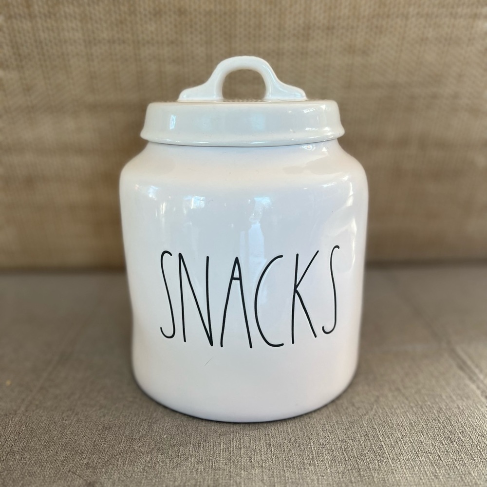 Rae Dunn SNACKS Canister